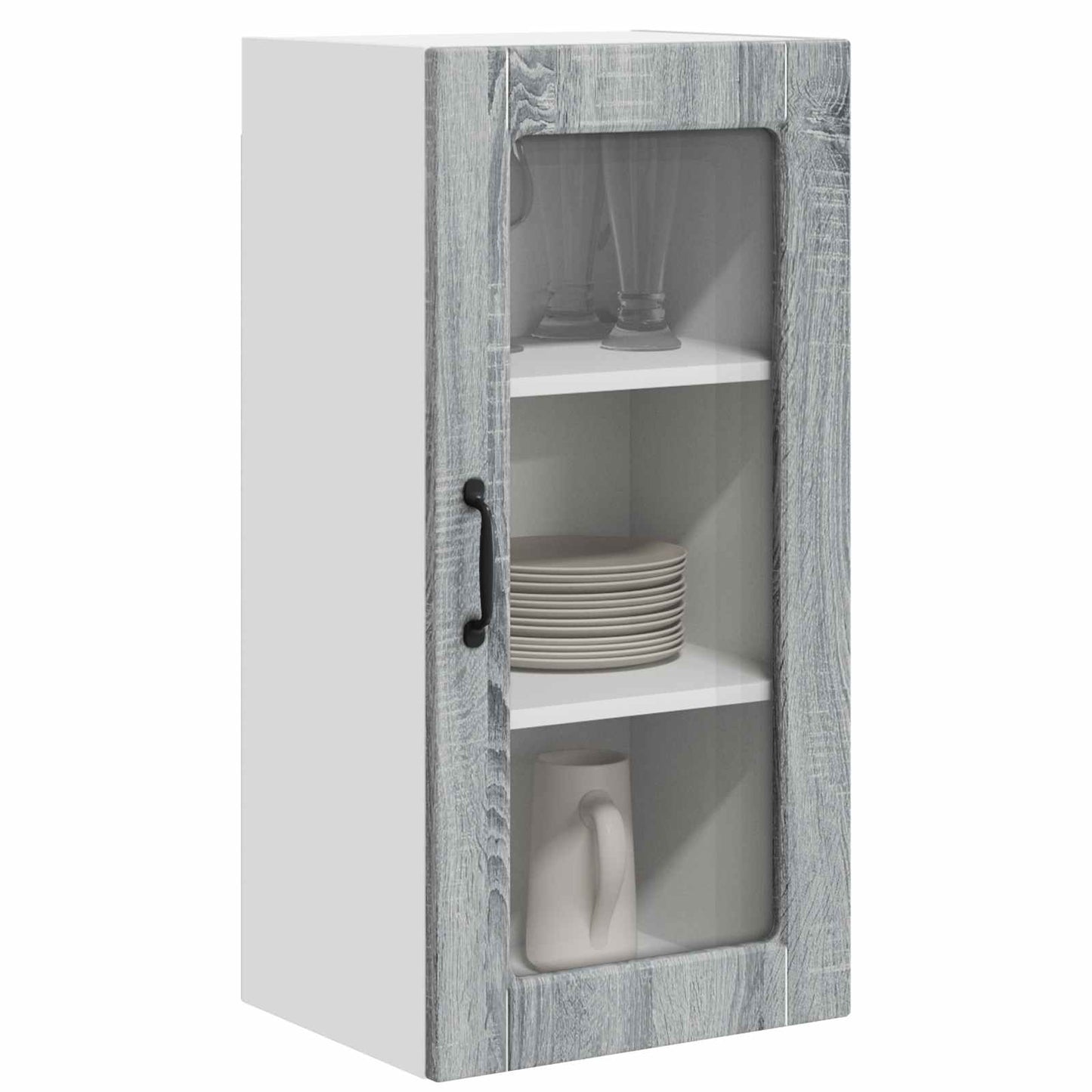 vidaXL Πάνελ πλυντηρίου πιάτων Lucca Γκρι Sonoma 40 x 31 x 80 εκ.
