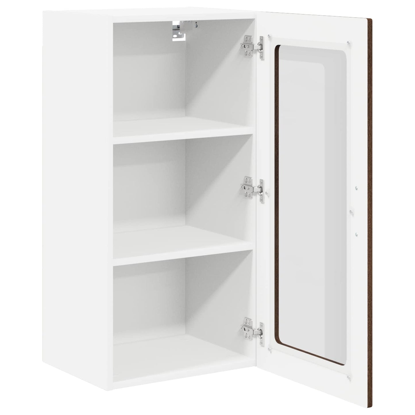 vidaXL Ραφιέρα τοίχου LUCCA Καφέ Ξύλο Δρυός 40 x 31 x 80 εκ.