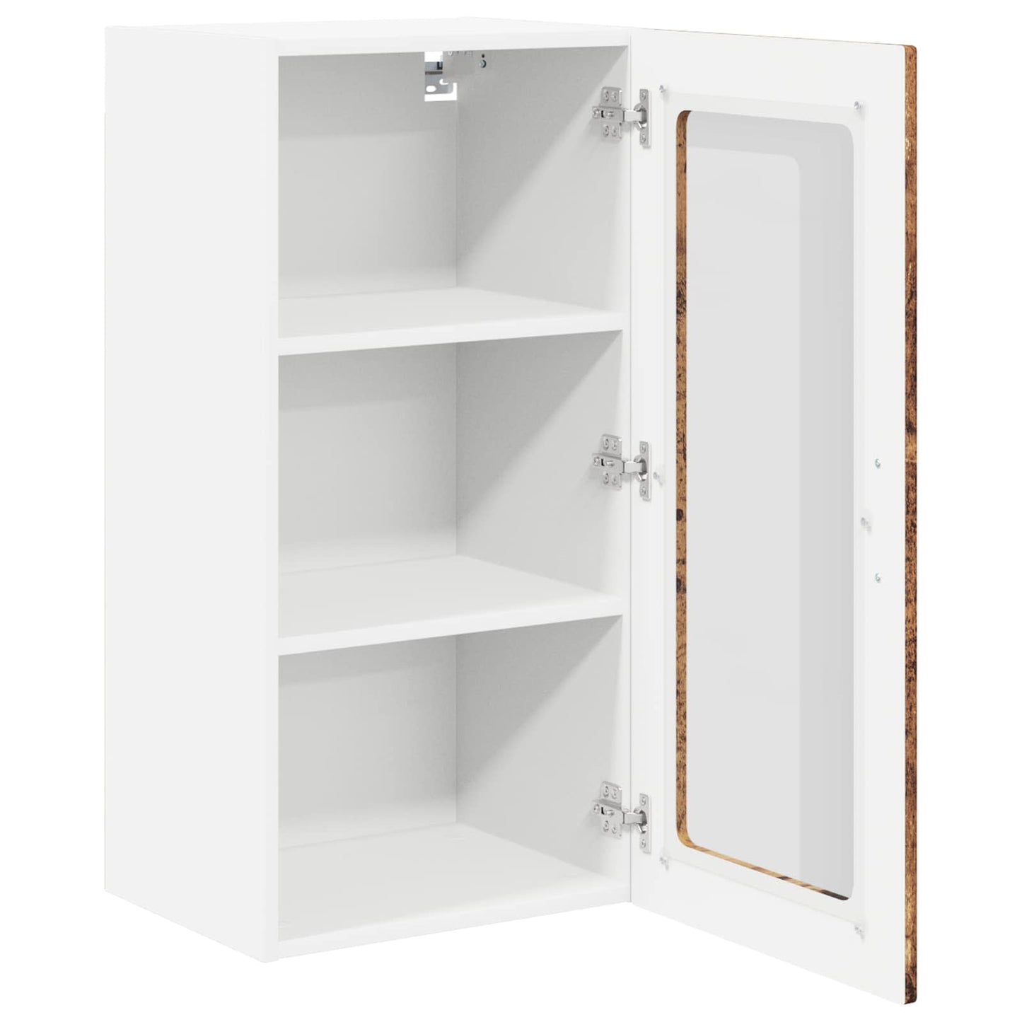 vidaXL Ραφιέρα τοίχου LUCCA 2 pcs Παλαιωμένο ξύλο 40 x 31 x 80 εκ.