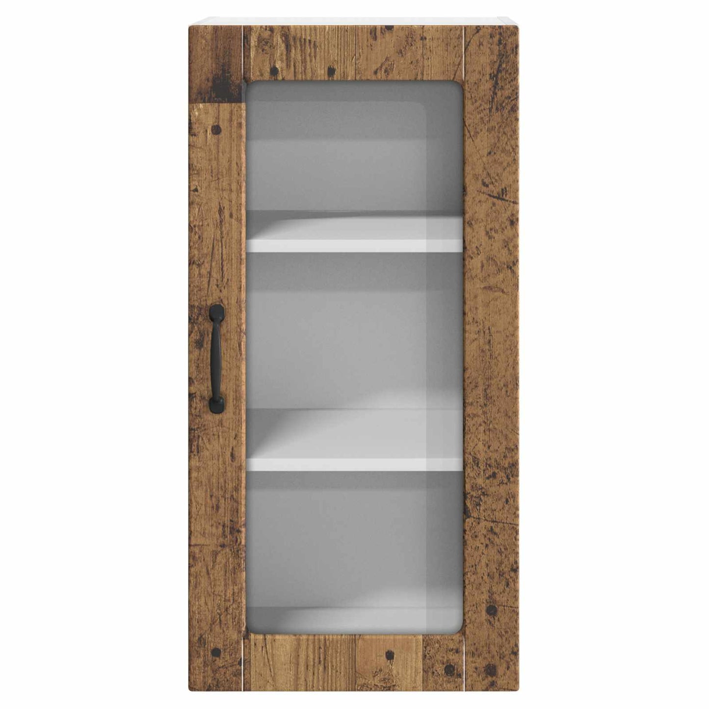 vidaXL Ραφιέρα τοίχου LUCCA 2 pcs Παλαιωμένο ξύλο 40 x 31 x 80 εκ.
