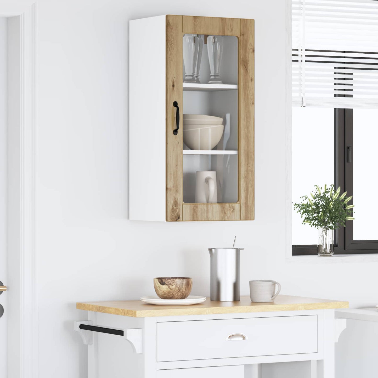 vidaXL Πάνελ πλυντηρίου πιάτων Lucca Artisan Δρυς 40 x 31 x 80 εκ.