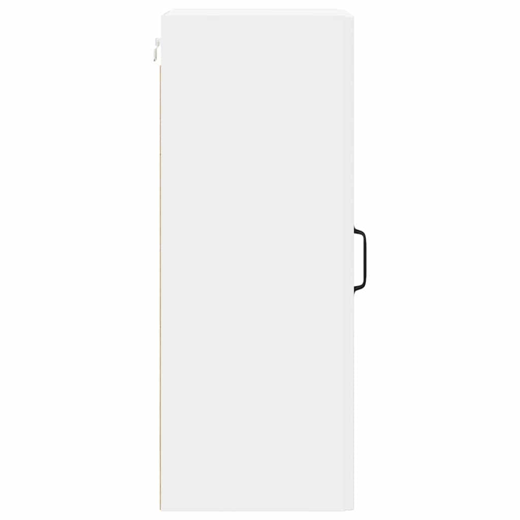 vidaXL Κρεμαστό ντουλάπι κουζίνας με ράφι Λευκό 30 x 31 x 80 εκ.