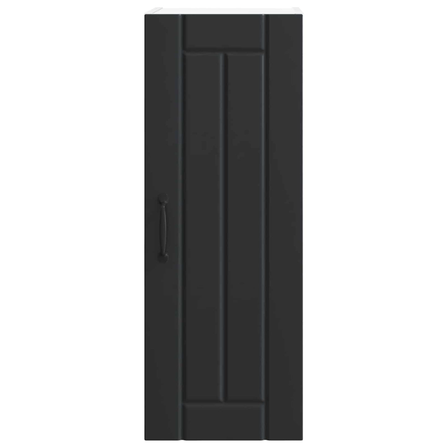 vidaXL Ντουλάπα Τοίχου LUCCA Μαύρο 30 x 31 x 80 εκ. Επεξεργασμένο Ξύλο