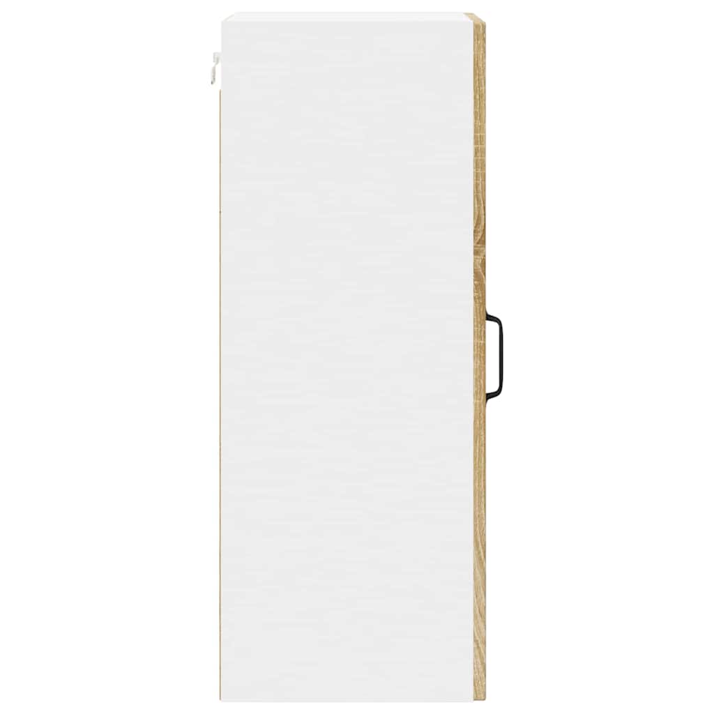 vidaXL Κρεμαστό ντουλάπι κουζίνας 2 pcs Δρύς Sonoma 30 x 31 x 80 εκ.