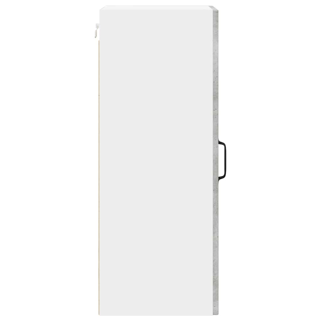 vidaXL Κρεμαστό ντουλάπι κουζίνας Σκυρόδεμα Γκρι 30 x 31 x 80 εκ.