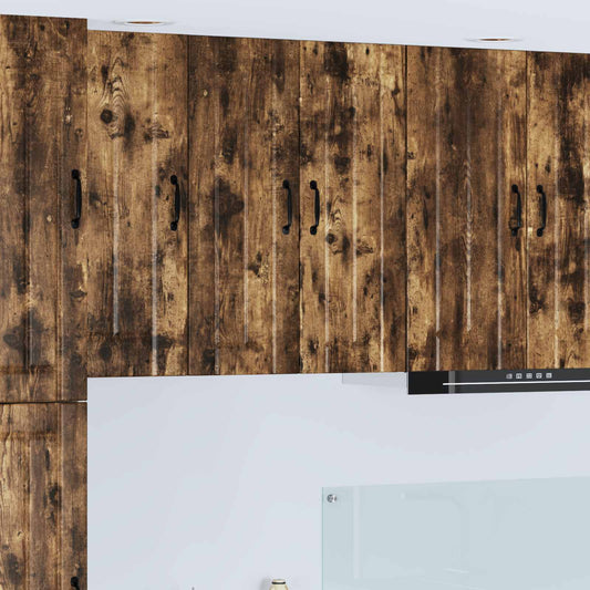 vidaXL Ντουλάπα Κουζίνας Καπνιστό Δρύς 30 x 31 x 80 εκ.