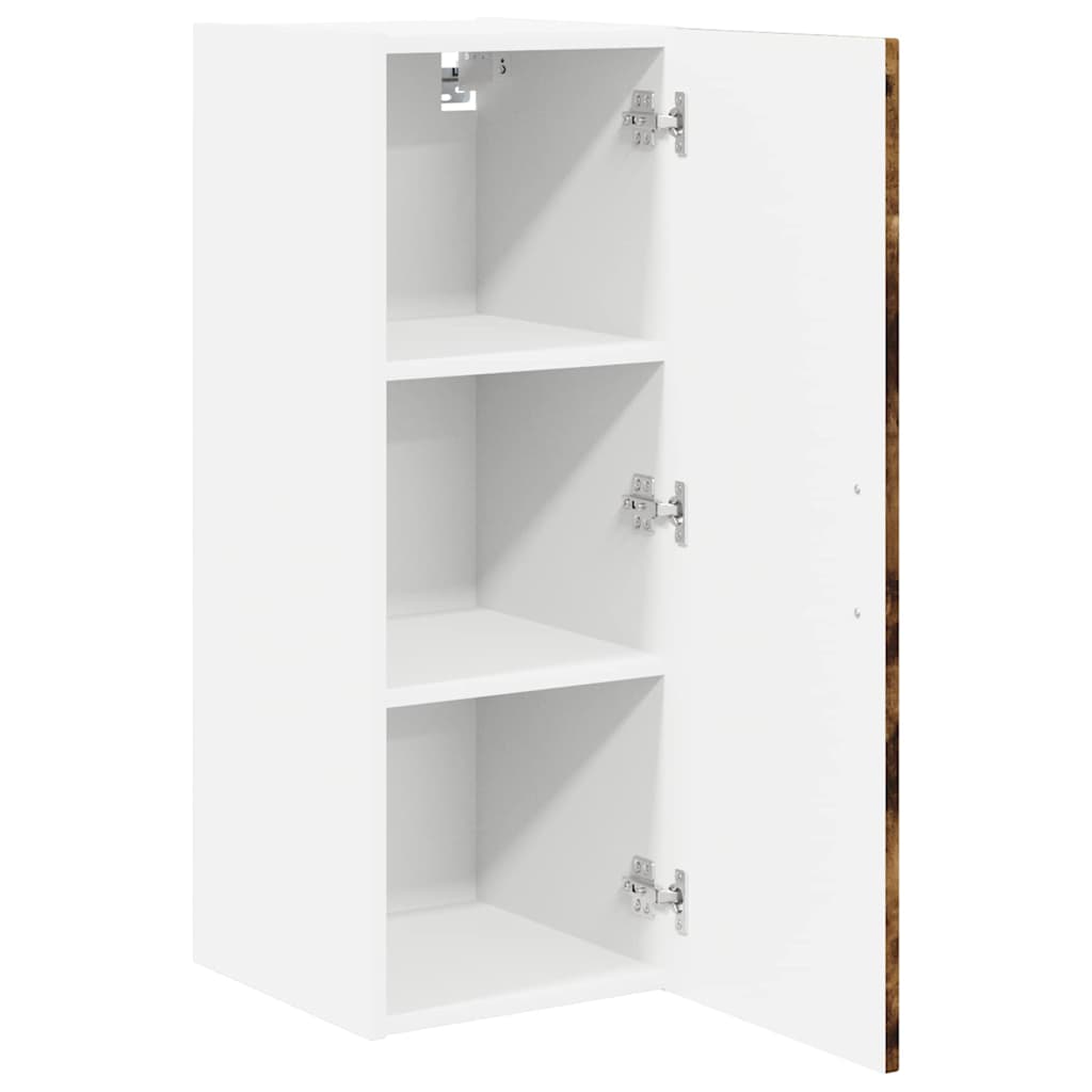 vidaXL Κρεμαστό ντουλάπι κουζίνας Καπνιστό Δρύς 30 x 31 x 80 εκ.