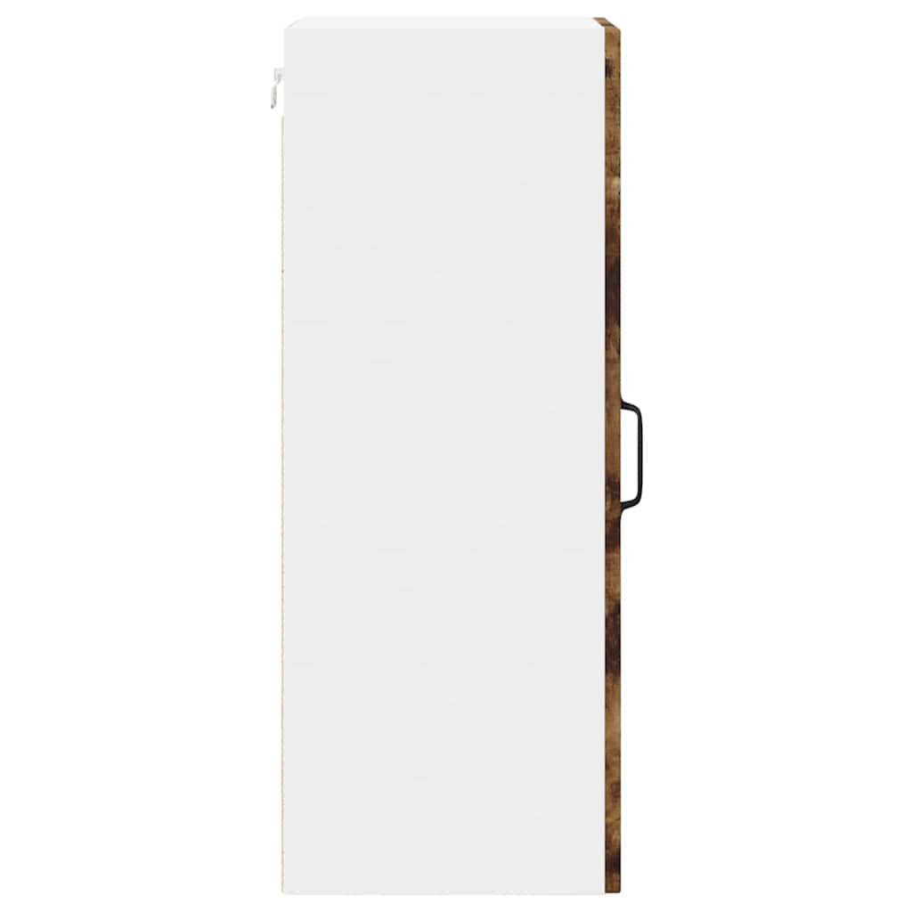 vidaXL Κρεμαστό ντουλάπι κουζίνας Καπνιστό Δρύς 30 x 31 x 80 εκ.