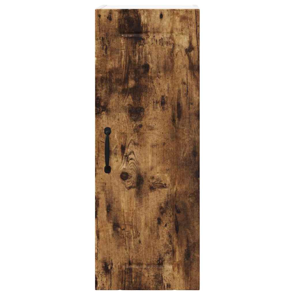 vidaXL Κρεμαστό ντουλάπι κουζίνας 2 pcs Καπνιστό Δρύς 30 x 31 x 80 εκ.