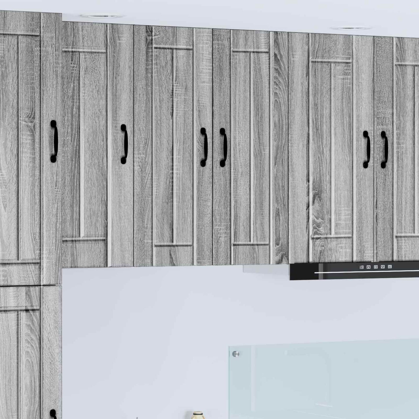 vidaXL Ντουλάπα Τοίχου LUCCA Γκρι Sonoma 30 x 31 x 80 εκ.