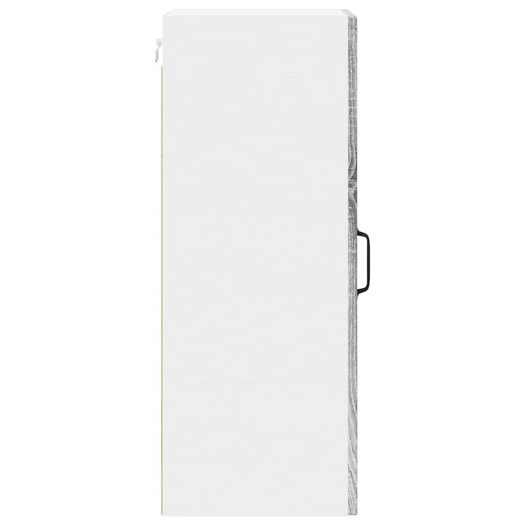 vidaXL Κρεμαστό ντουλάπι κουζίνας Γκρίζο Σονομα 30 x 31 x 80 εκ.