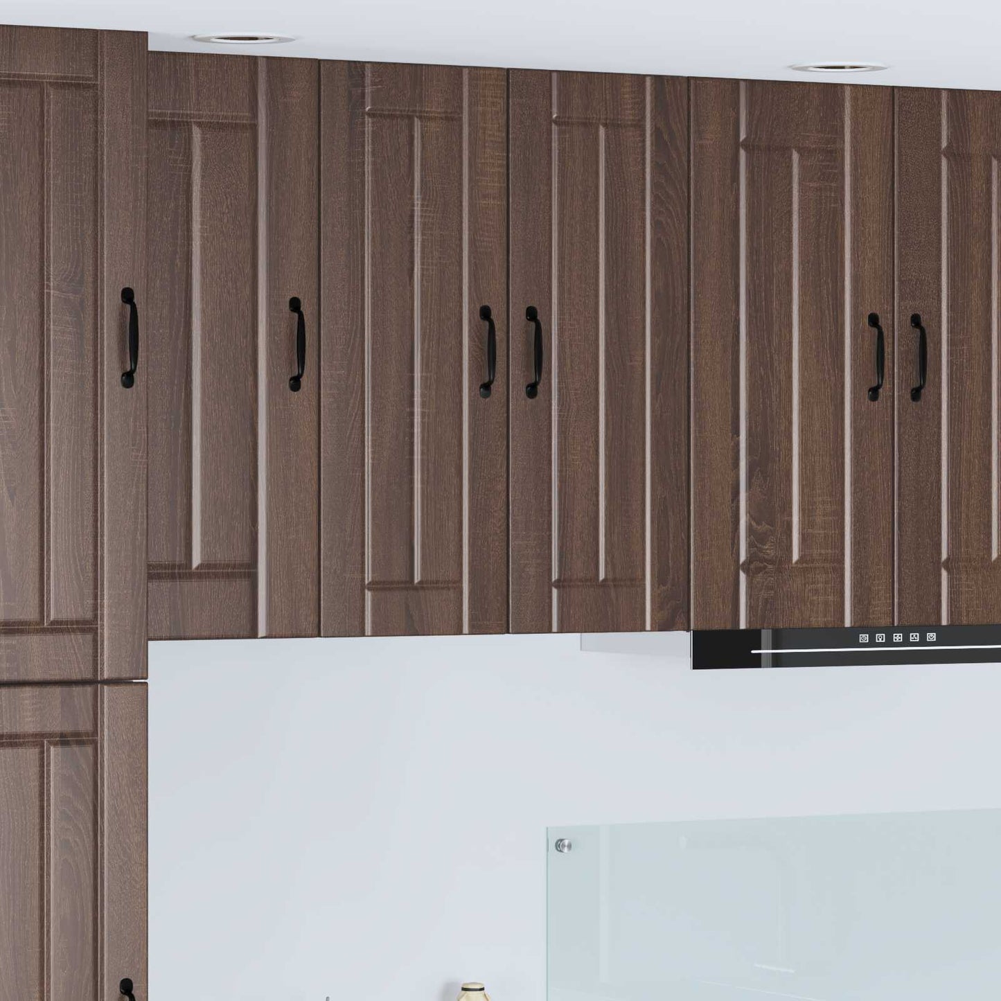 vidaXL Ντουλάπα Τοίχου LUCCA Καφέ Ξύλο Δρυός 30 x 31 x 80 εκ.