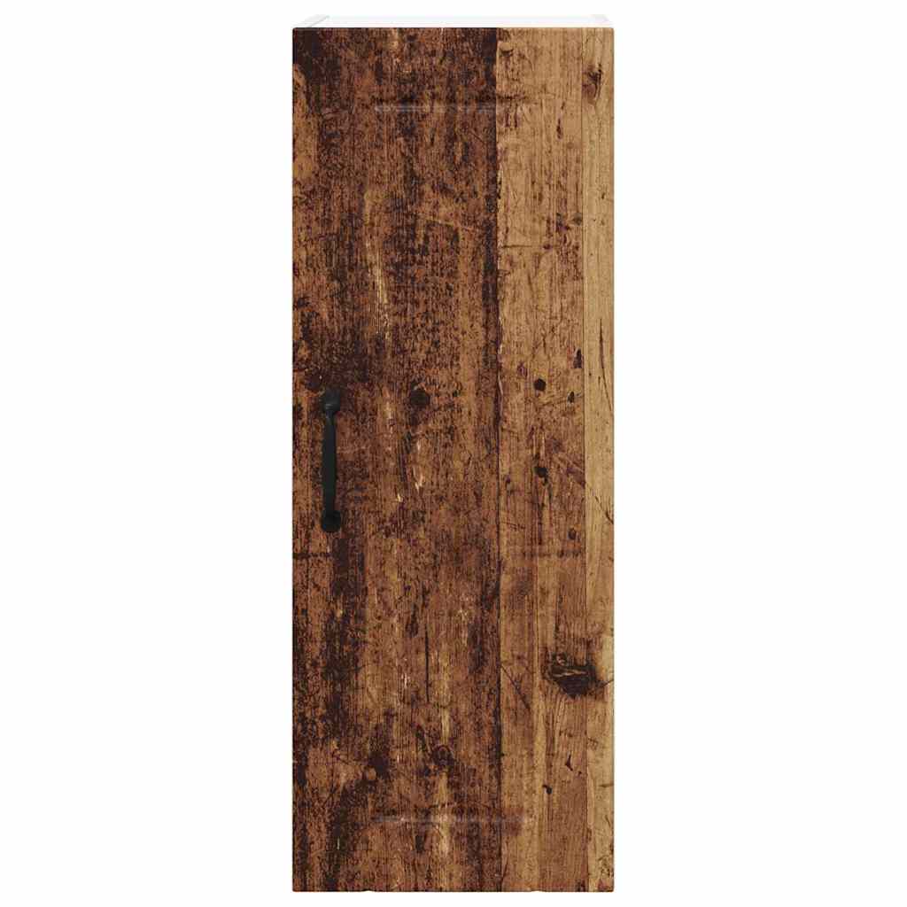 vidaXL Κρεμαστό ντουλάπι κουζίνας με ράφι Παλιό Ξύλο 30 x 31 x 80 εκ.