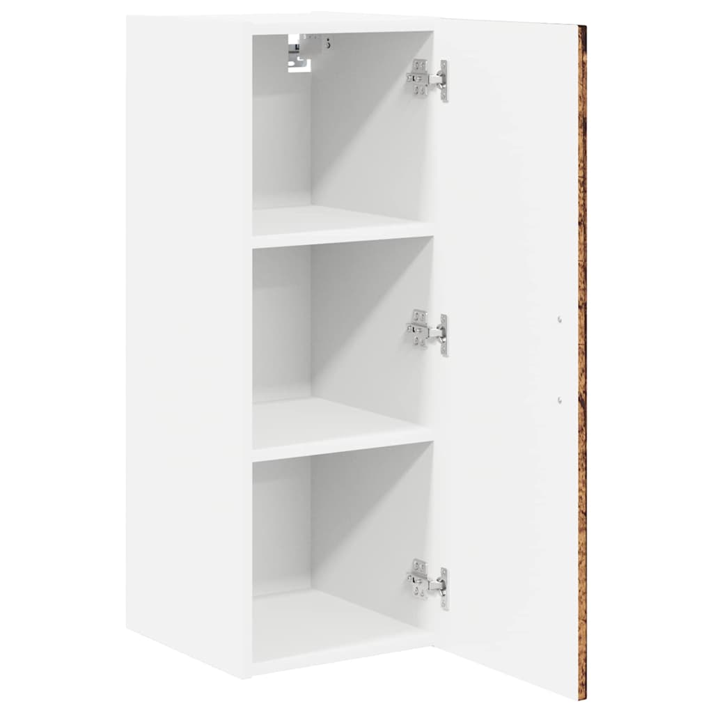 vidaXL Κρεμαστό ντουλάπι κουζίνας 2 pcs Παλιό Ξύλο 30 x 31 x 80 εκ.