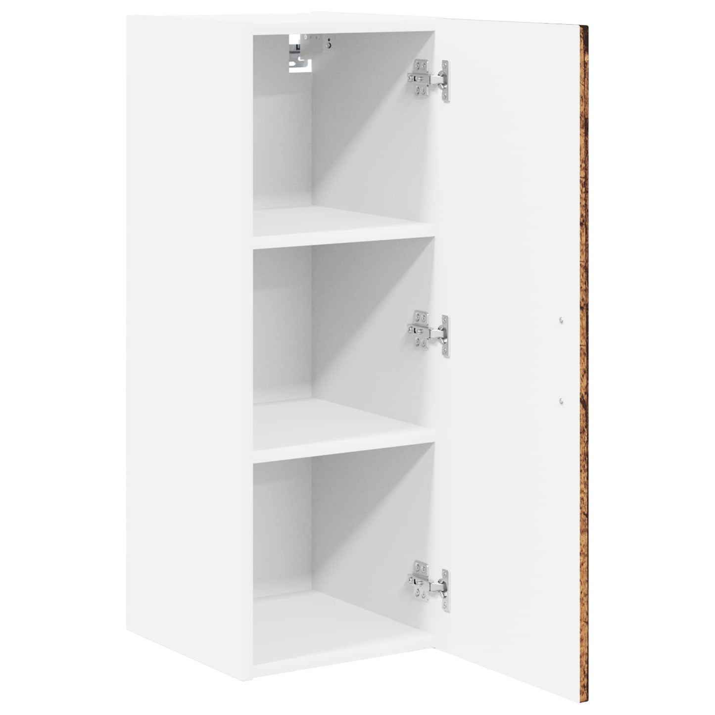 vidaXL Ντουλάπα Τοίχου LUCCA 2 pcs Παλαιωμένο ξύλο 30 x 31 x 80 εκ.