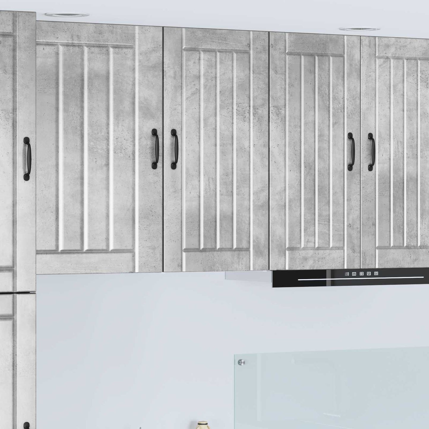 vidaXL Ντουλάπα Τοίχου LUCCA Γκρι Σκυροδέματος 40 x 31 x 80 εκ.