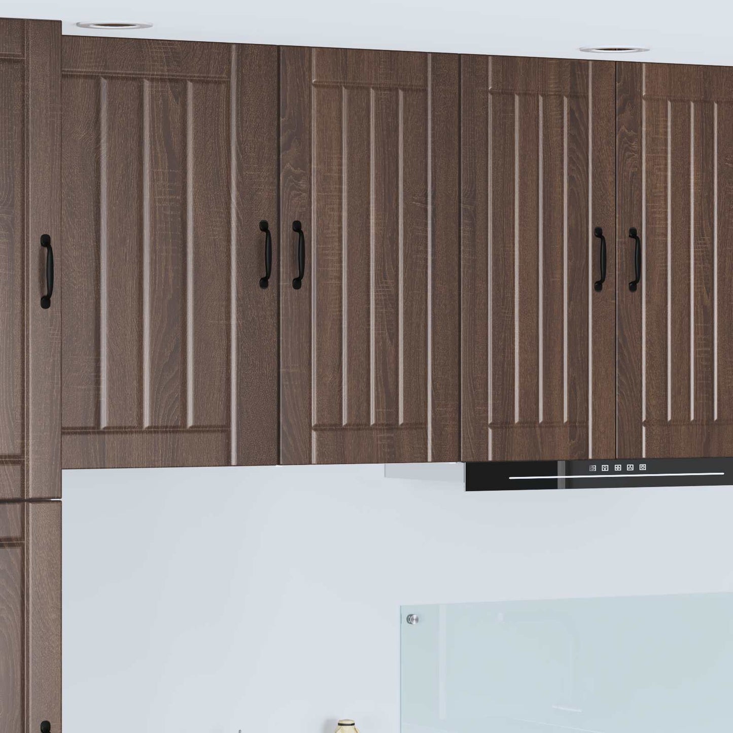 vidaXL Ντουλάπα Τοίχου LUCCA Καφέ Ξύλο Δρυός 40 x 31 x 80 εκ.