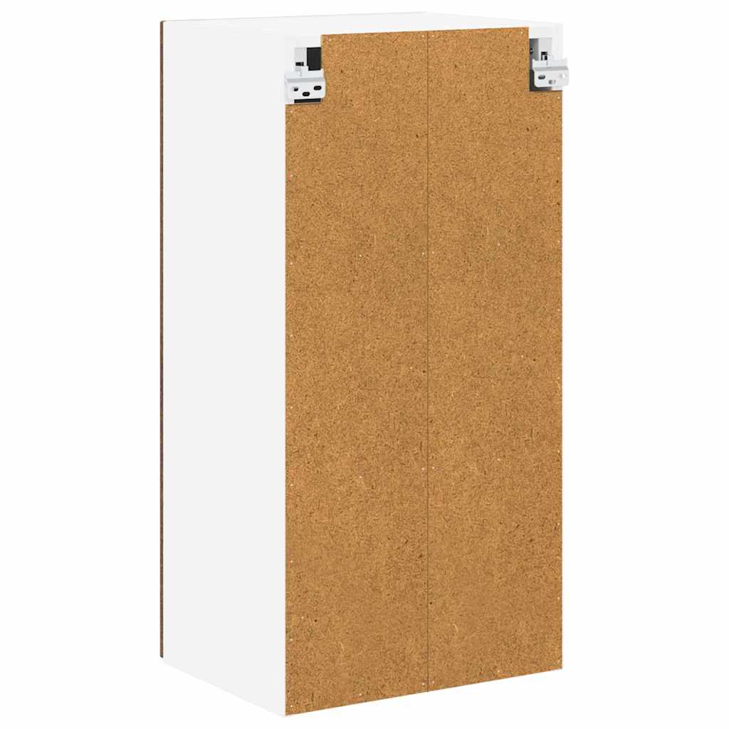 vidaXL Κρεμαστό ντουλάπι κουζίνας με ράφι Καφέ δρυς 40 x 31 x 80 εκ.