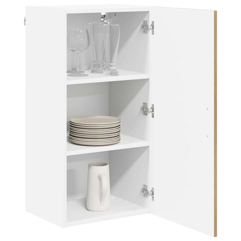 vidaXL Κρεμαστό ντουλάπι κουζίνας με ράφι Artisan Oak 40 x 31 x 80 εκ.