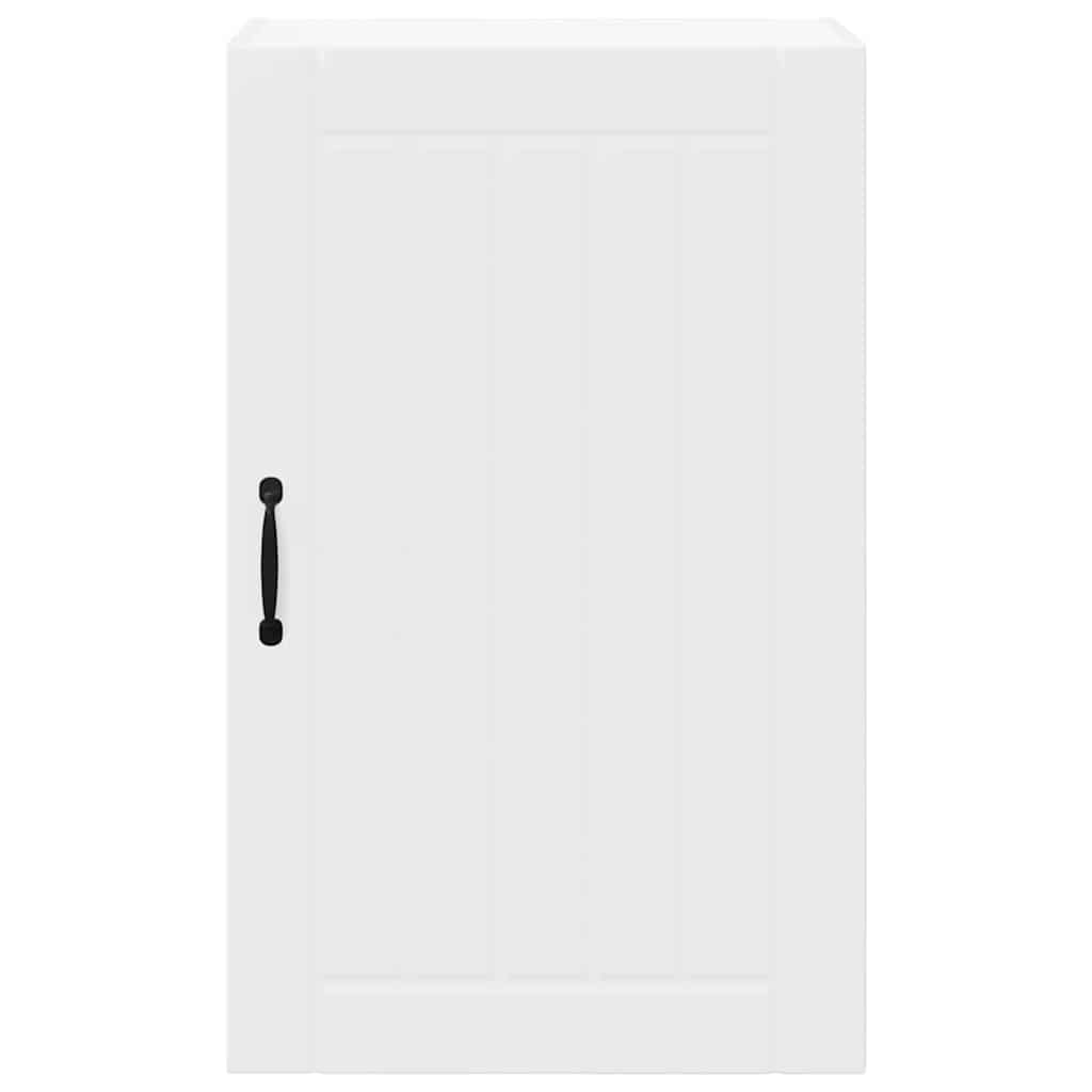 vidaXL Κρεμαστό ντουλάπι κουζίνας με ράφι Λευκό 50 x 31 x 80 εκ.