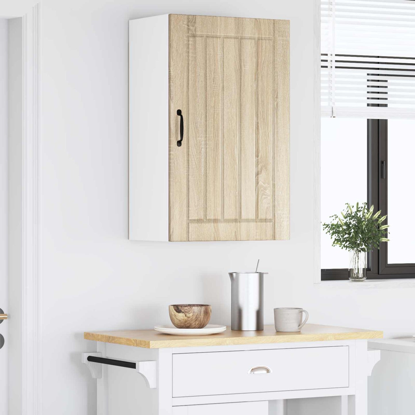 vidaXL Ντουλάπα Τοίχου LUCCA Sonoma Δρυς 50 x 31 x 80 εκ.