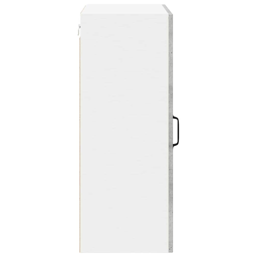 vidaXL Κρεμαστό ντουλάπι κουζίνας Σκυρόδεμα Γκρι 50 x 31 x 80 εκ.