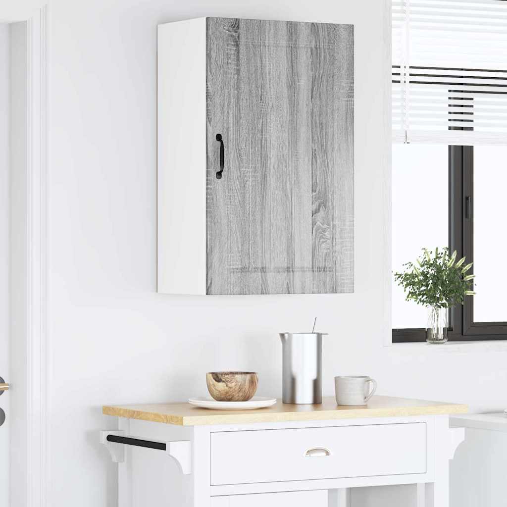 vidaXL Κρεμαστό ντουλάπι κουζίνας Γκρίζο Σονομα 50 x 31 x 80 εκ.