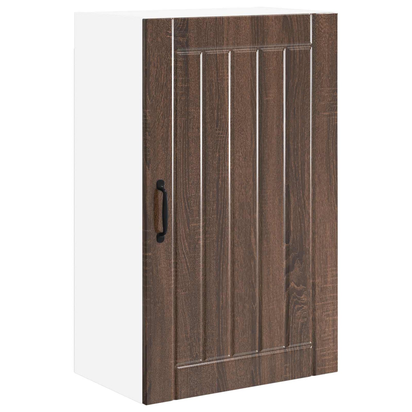 vidaXL Ντουλάπα Τοίχου Lucca Καφέ Ξύλο Δρυός 50 x 31 x 80 εκ.