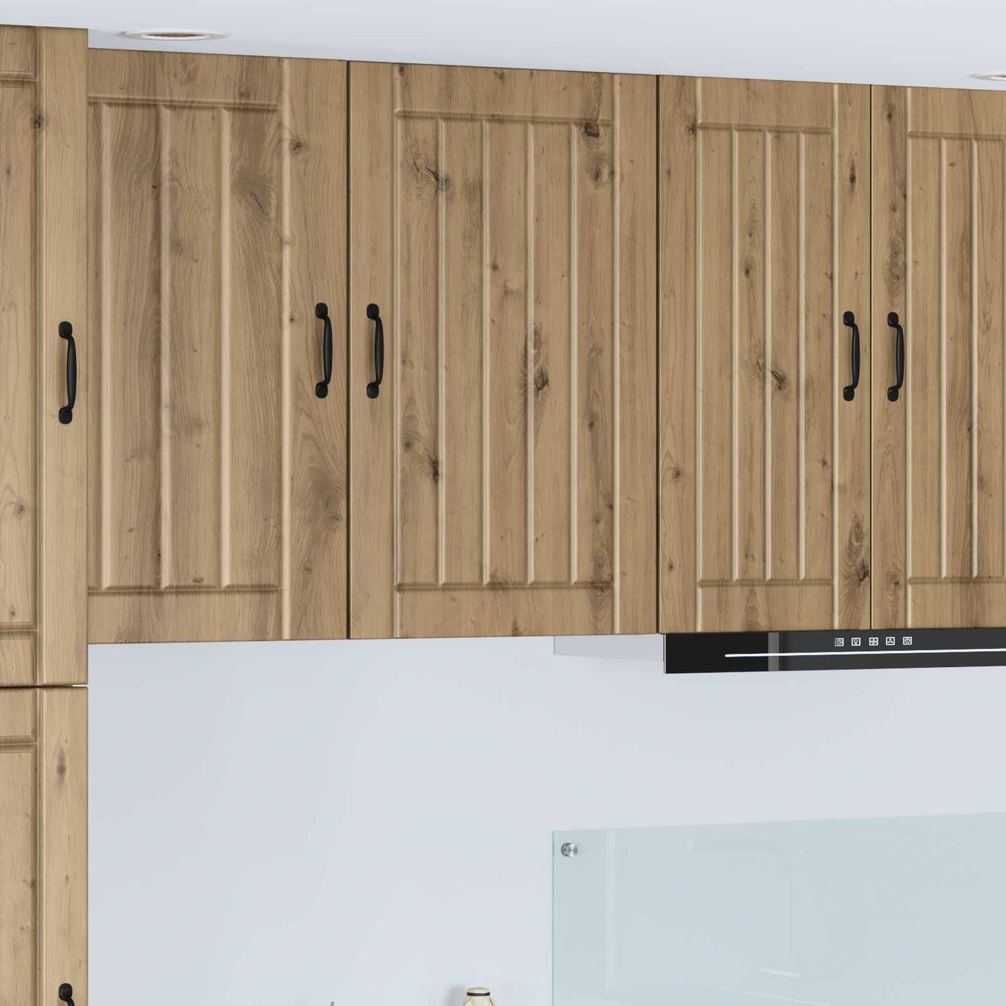vidaXL Κρεμαστό ντουλάπι κουζίνας με ράφι Artisan Oak 50 x 31 x 80 εκ.