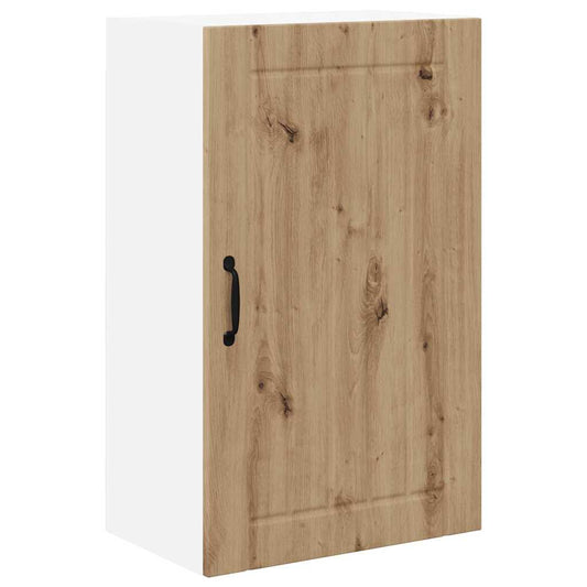 vidaXL Κρεμαστό ντουλάπι κουζίνας με ράφι Artisan Oak 50 x 31 x 80 εκ.