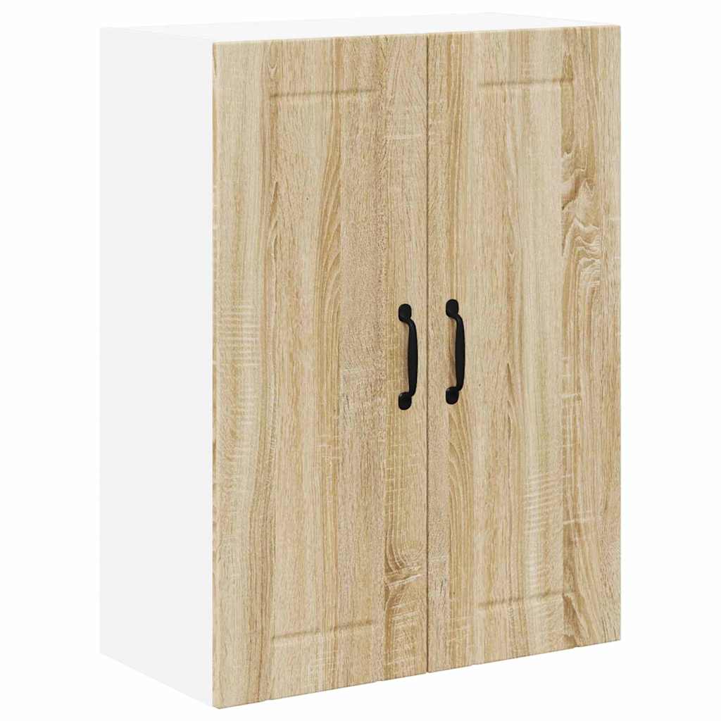 vidaXL Κρεμαστό ντουλάπι κουζίνας με ράφι Δρύς Sonoma 60 x 31 x 80 εκ.