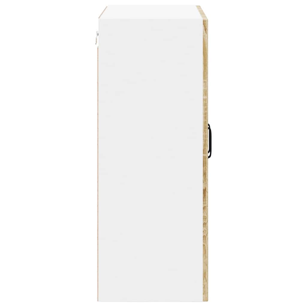 vidaXL Κρεμαστό ντουλάπι κουζίνας με ράφι Δρύς Sonoma 60 x 31 x 80 εκ.