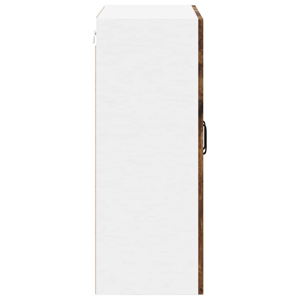 vidaXL Κρεμαστό ντουλάπι κουζίνας Καπνιστό Δρύς 60 x 31 x 80 εκ.