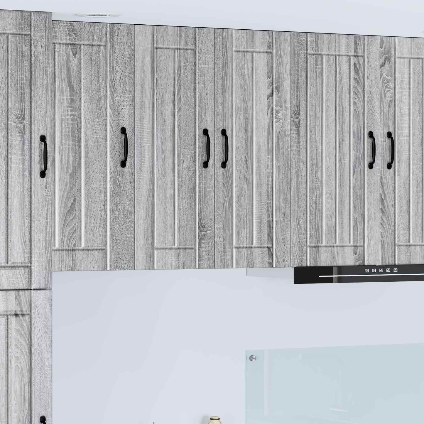 vidaXL Ραφιέρα τοίχου LUCCA Γκρι Sonoma 60 x 31 x 80 εκ.