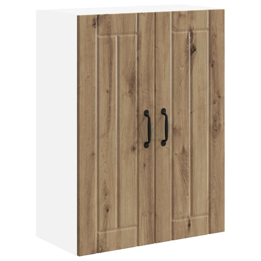 vidaXL Ραφιέρα τοίχου LUCCA Artisan Δρυς 60 x 31 x 80 εκ.