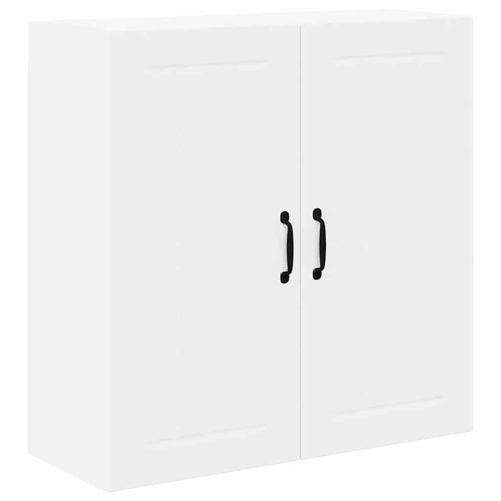 vidaXL Κρεμαστό ντουλάπι κουζίνας με ράφι Λευκό 80 x 31 x 80 εκ.