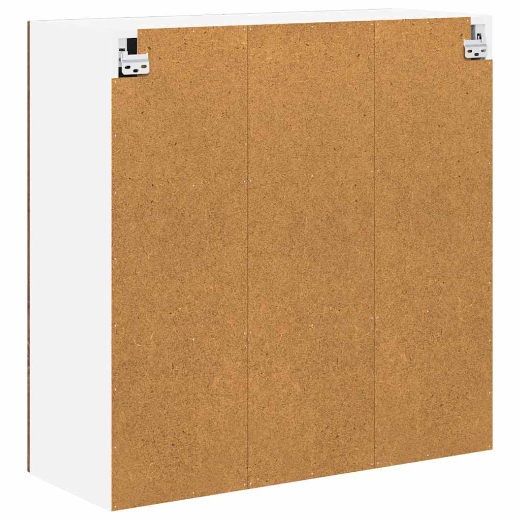 vidaXL Κρεμαστό ντουλάπι κουζίνας με ράφι Καφέ δρυς 80 x 31 x 80 εκ.