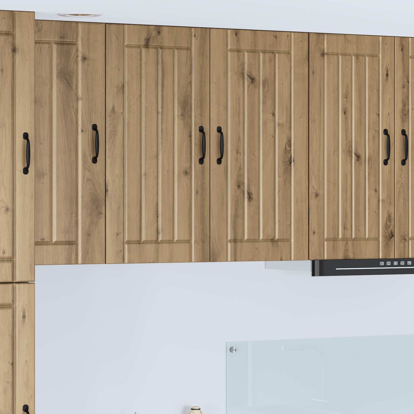 vidaXL Κρεμαστό ντουλάπι κουζίνας με ράφι Artisan Oak 80 x 31 x 80 εκ.