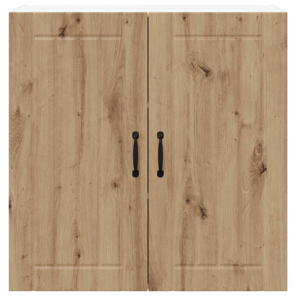 vidaXL Κρεμαστό ντουλάπι κουζίνας με ράφι Artisan Oak 80 x 31 x 80 εκ.