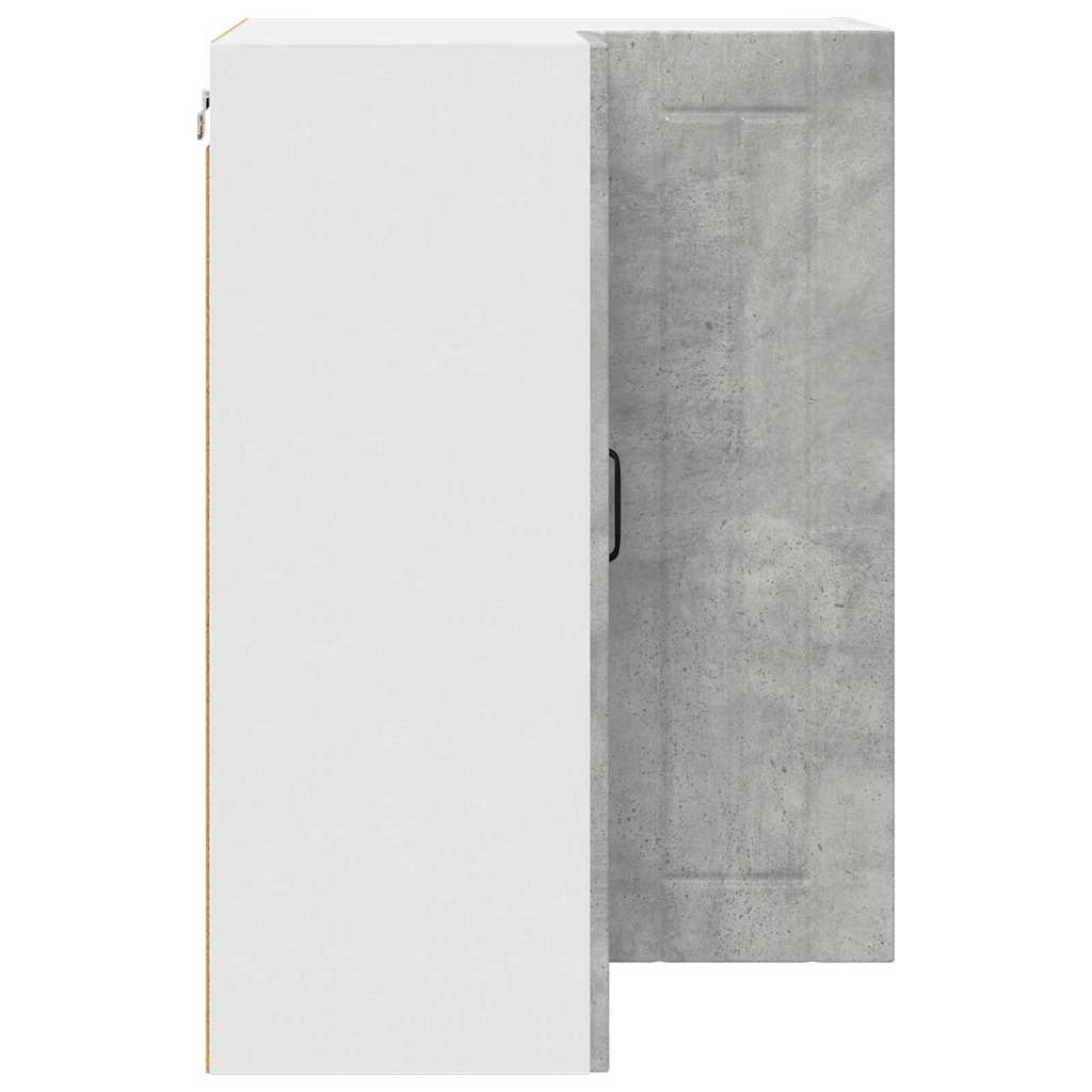 vidaXL Κρεμαστό ντουλάπι κουζίνας Σκυρόδεμα Γκρι 57 x 57 x 80 εκ.