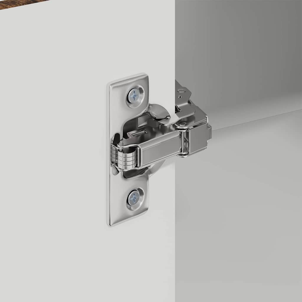 vidaXL Κρεμαστό ντουλάπι κουζίνας Καπνιστό Δρύς 57 x 57 x 80 εκ.