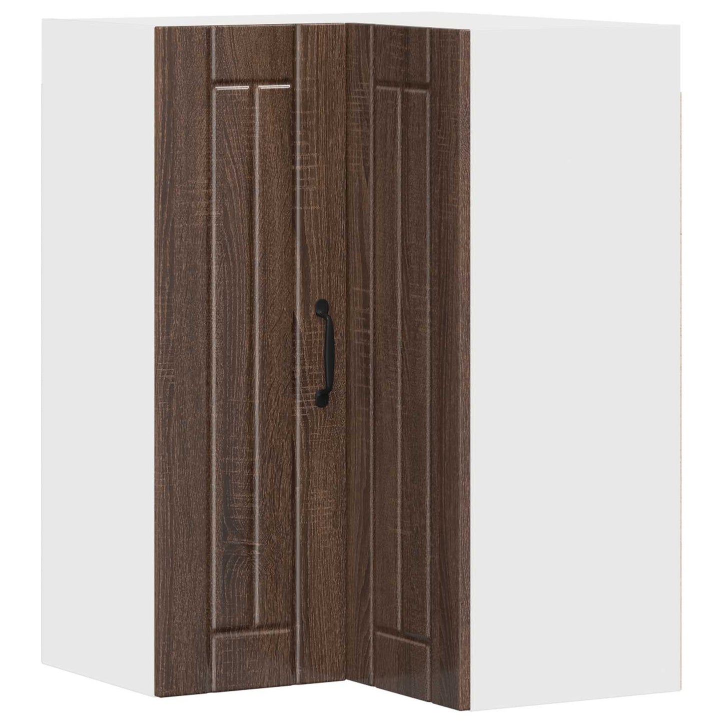 vidaXL Ντουλάπα Γωνίας LUCCA Καφέ Ξύλο Δρυός 57 x 57 x 80 εκ.
