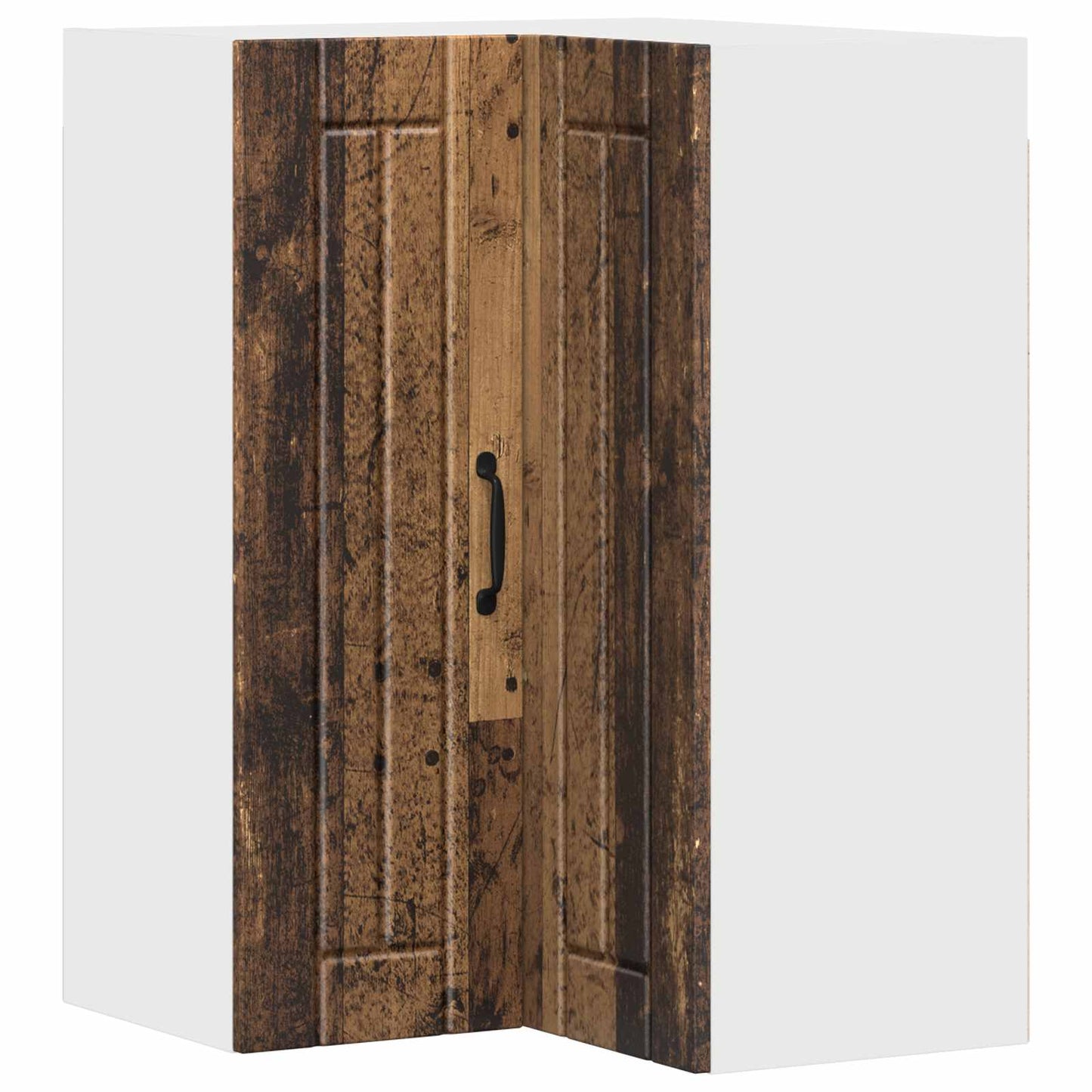 vidaXL Ντουλάπα Γωνίας LUCCA Παλαιωμένο ξύλο 57 x 57 x 80 εκ.