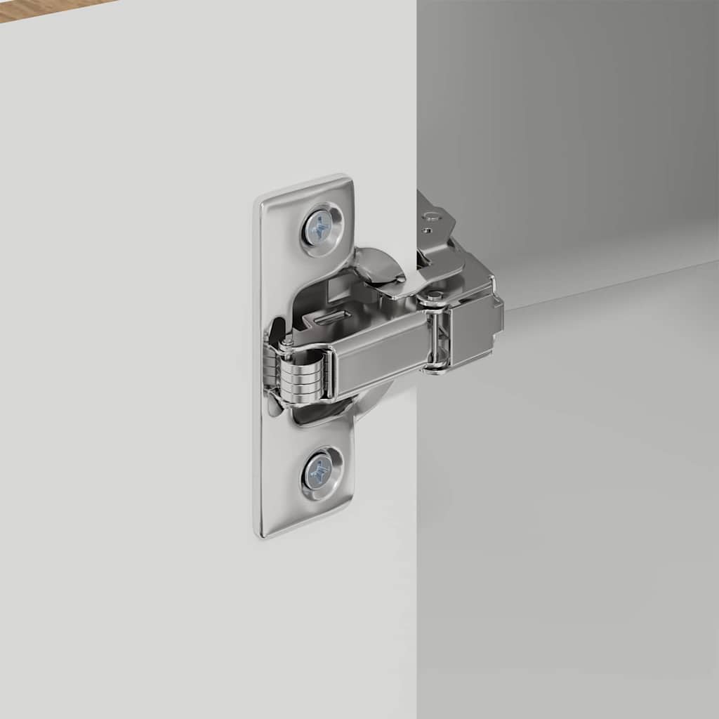 vidaXL Κρεμαστό ντουλάπι κουζίνας με ράφι Artisan Oak 57 x 57 x 80 εκ.