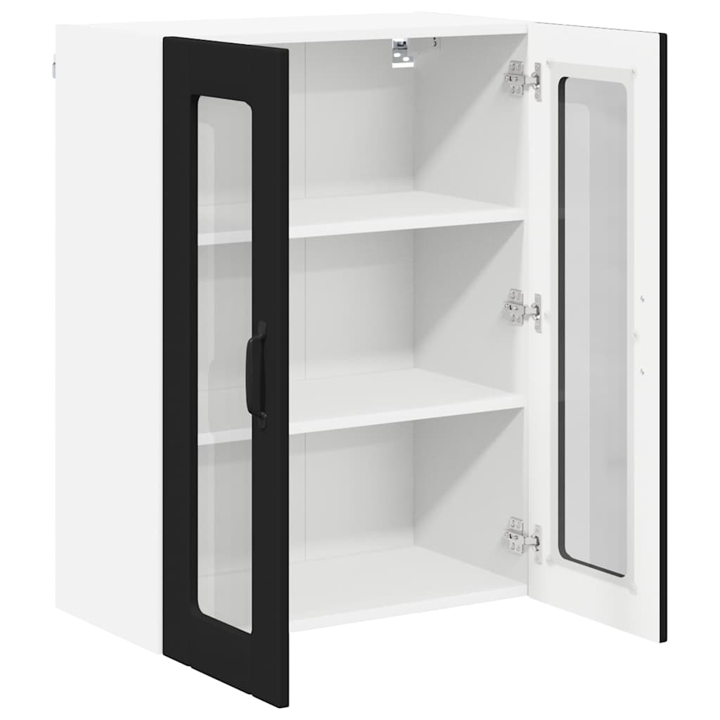 vidaXL Ντουλάπα Κουζίνας Μαύρο 60 x 31 x 80 εκ. Επεξεργασμένο ξύλο