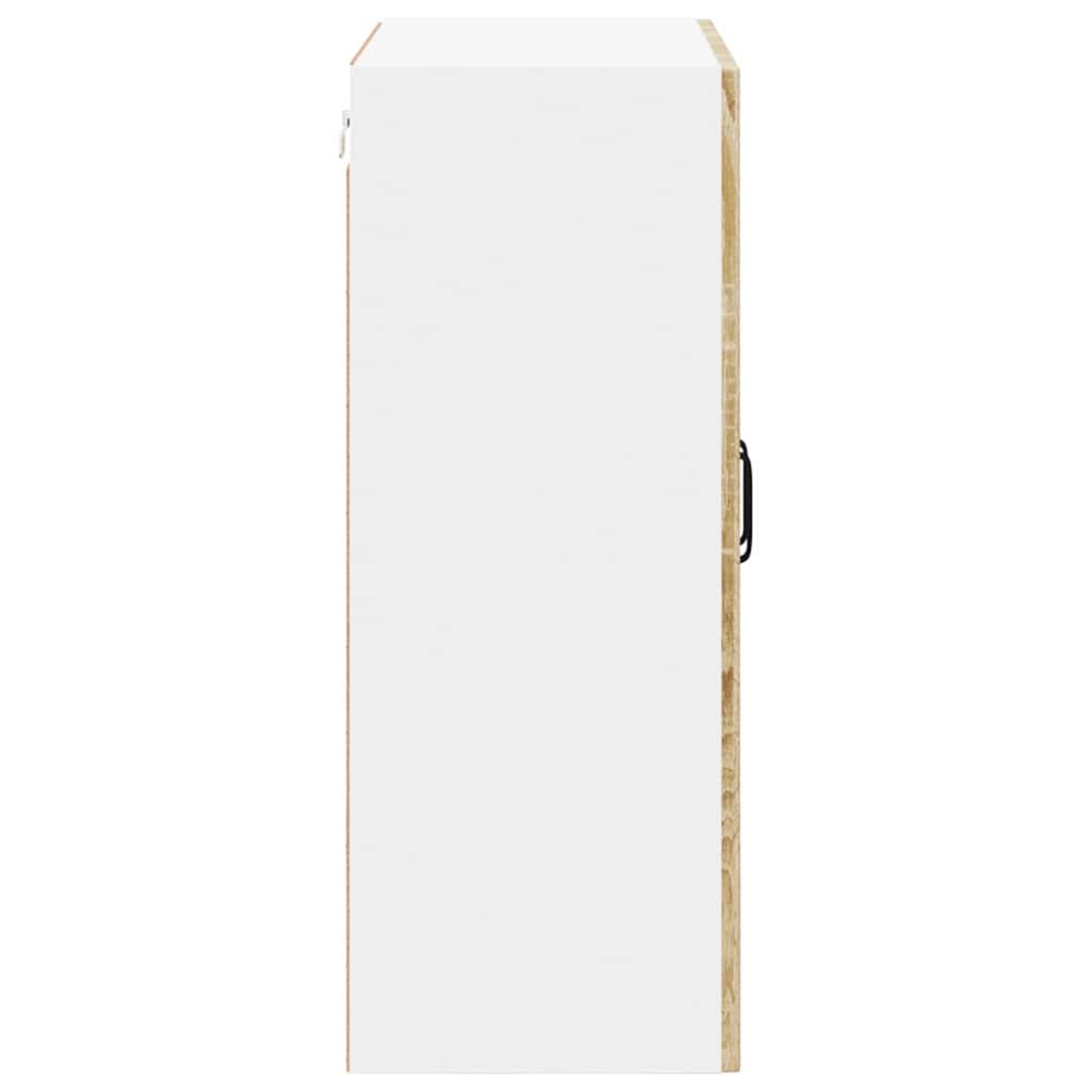 vidaXL Κρεμαστό ντουλάπι κουζίνας με ράφι Δρύς Sonoma 60 x 31 x 80 εκ.