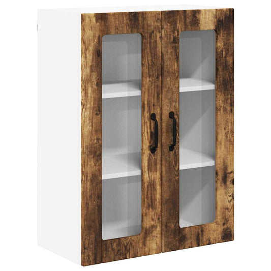 vidaXL Κρεμαστό ντουλάπι κουζίνας Καπνιστό Δρύς 60 x 31 x 80 εκ.