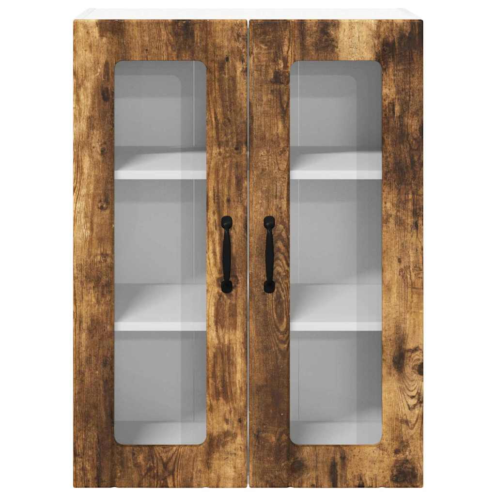 vidaXL Κρεμαστό ντουλάπι κουζίνας Καπνιστό Δρύς 60 x 31 x 80 εκ.