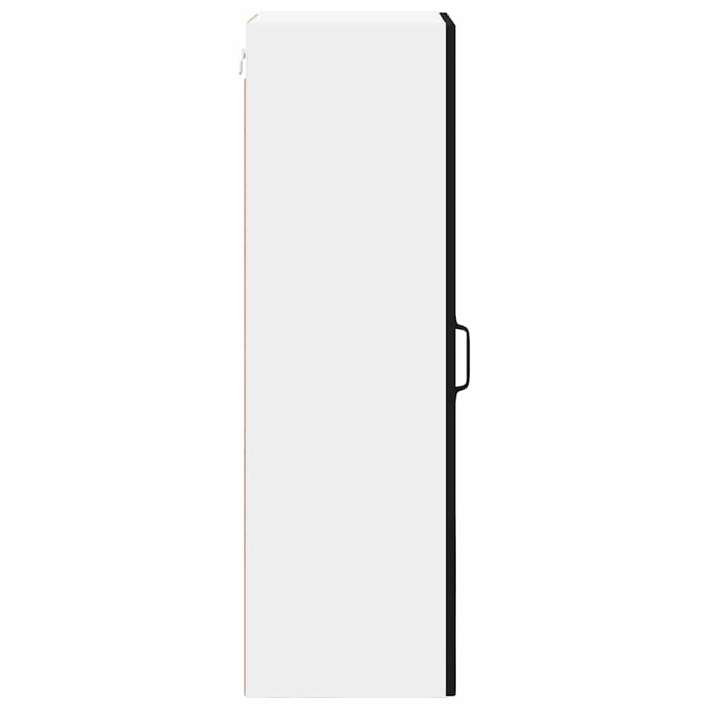 vidaXL Κρεμαστό ντουλάπι κουζίνας με ράφι Μαύρο 40 x 31 x 100 εκ.