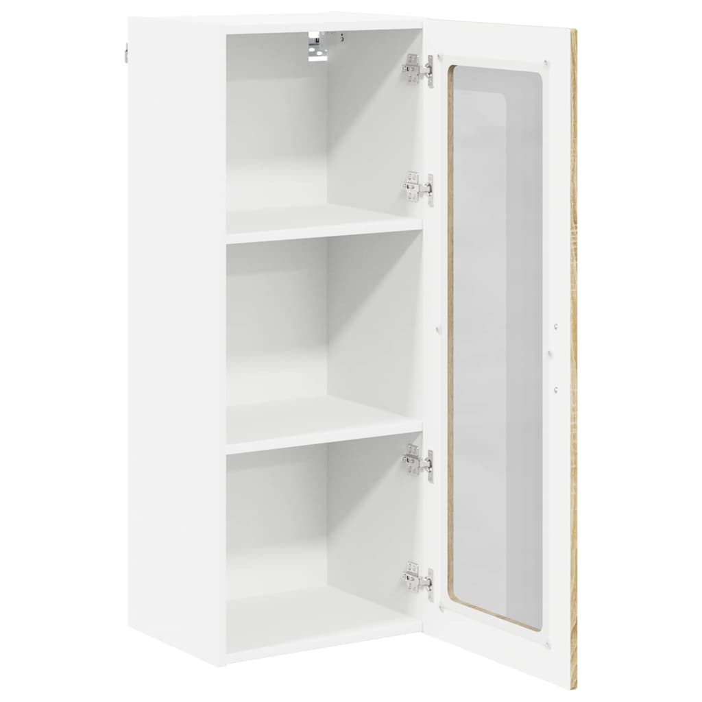 vidaXL Κρεμαστό ντουλάπι κουζίνας Δρύς Sonoma 40 x 31 x 100 εκ.